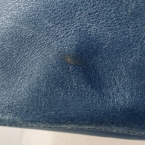 Vintage Y2k Coach Legacy Slim Hobo Shoulder Bag Convertible Leather Blue 9188 - Picture 7 of 12